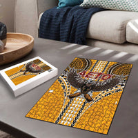 Samoa Pago Pago Aeto Puzzle Bald Eagle with Polynesian Art Tattoos LT03