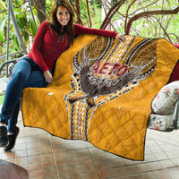 Samoa Pago Pago Aeto Quilt Bald Eagle with Polynesian Art Tattoos - Polynesian Pride