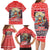 New Zealand Christmas Family Matching Long Sleeve Bodycon Dress and Hawaiian Shirt Santa Catch The Wave Maori Pattern Retro Style LT03 - Polynesian Pride