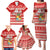 Custom Tonga Christmas Family Matching Puletasi Dress and Hawaiian Shirt The Santa Coat of Arms with Ngatu and Snow Pattern LT03 - Polynesian Pride