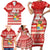 Custom Tonga Christmas Family Matching Short Sleeve Bodycon Dress and Hawaiian Shirt The Santa Coat of Arms with Ngatu and Snow Pattern LT03 - Polynesian Pride