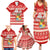 Custom Tonga Christmas Family Matching Summer Maxi Dress and Hawaiian Shirt The Santa Coat of Arms with Ngatu and Snow Pattern LT03 - Polynesian Pride