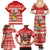 Custom Tonga Christmas Family Matching Summer Maxi Dress and Hawaiian Shirt The Santa Coat of Arms with Ngatu and Snow Pattern LT03 - Polynesian Pride