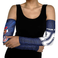 Custom Rugby Toa Samoa Arm Sleeves Champions Six Eight Five - Polynesian Pride