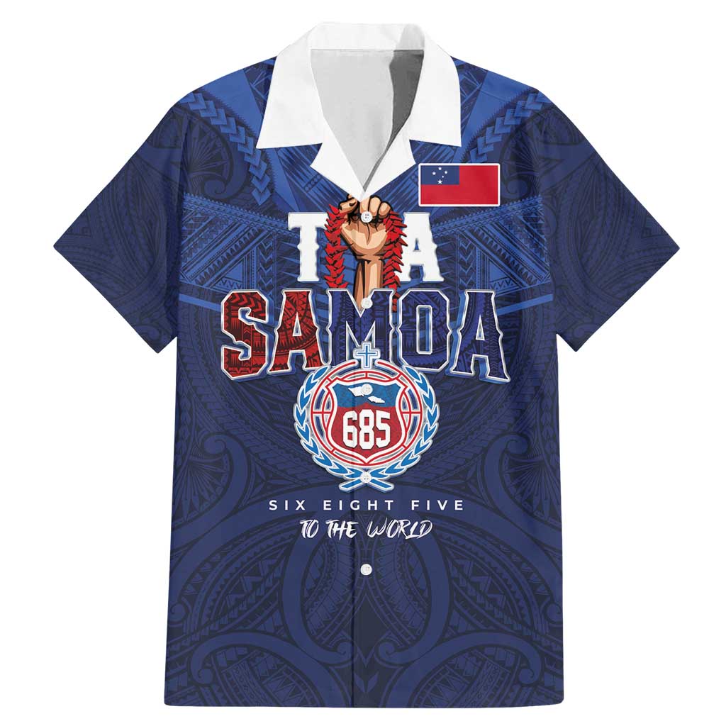 Custom Rugby Toa Samoa Family Matching Mermaid Dress and Hawaiian Shirt Champions Six Eight Five - Polynesian Pride