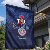 Rugby Toa Samoa Garden Flag Champions Six Eight Five - Polynesian Pride