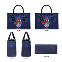 Rugby Toa Samoa Leather Bag Champions Six Eight Five - Polynesian Pride