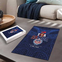 Rugby Toa Samoa Puzzle Champions Six Eight Five - Polynesian Pride