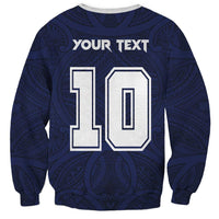 Custom Rugby Toa Samoa Sweatshirt Champions Six Eight Five - Polynesian Pride