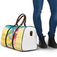 Hawaiian Tropical Plants Turtles Travel Bag Watercolor Style - Polynesian Pride