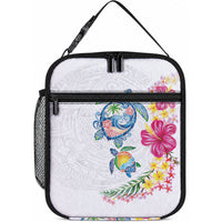 Hawaiian Abstract Art Turtles Lunch Bag