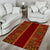 Hawaii Style Hibiscus and Tribal Element Fabric Patchwork Area Rug LT03 - Polynesian Pride