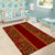 Hawaii Style Hibiscus and Tribal Element Fabric Patchwork Area Rug LT03 - Polynesian Pride