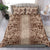 Hawaii Style Hibiscus and Tribal Element Fabric Patchwork Bedding Set Beige Version LT03 - Polynesian Pride