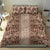 Hawaii Style Hibiscus and Tribal Element Fabric Patchwork Bedding Set Beige Version LT03 - Polynesian Pride