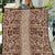 Hawaii Style Hibiscus and Tribal Element Fabric Patchwork Quilt Beige Version LT03 Beige - Polynesian Pride