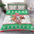 Hawaii Mele Kalikimaka Bedding Set Aloha Santa and Palm Tree Mix Kakau Pattern LT03 - Polynesian Pride