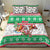 Hawaii Mele Kalikimaka Bedding Set Aloha Santa and Palm Tree Mix Kakau Pattern LT03 - Polynesian Pride