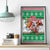 Hawaii Mele Kalikimaka Canvas Wall Art Aloha Santa and Palm Tree Mix Kakau Pattern LT03 - Polynesian Pride