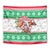 Hawaii Mele Kalikimaka Tapestry Aloha Santa and Palm Tree Mix Kakau Pattern LT03 - Polynesian Pride