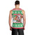 Custom Hawaii Mele Kalikimaka Men Tank Top Aloha Santa and Palm Tree Mix Kakau Pattern LT03 - Polynesian Pride