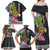 Hawaii Pineapple Surfing With Kakau Tribal Family Matching Off Shoulder Maxi Dress and Hawaiian Shirt LT03 - Polynesian Pride