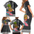 Hawaii Pineapple Surfing With Kakau Tribal Family Matching Short Sleeve Bodycon Dress and Hawaiian Shirt LT03 - Polynesian Pride