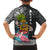 Hawaii Pineapple Surfing With Kakau Tribal Family Matching Summer Maxi Dress and Hawaiian Shirt LT03 - Polynesian Pride