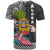 Hawaii Pineapple Surfing With Kakau Tribal T Shirt LT03 - Polynesian Pride