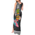 Hawaii Pineapple Surfing With Kakau Tribal Tank Maxi Dress LT03 - Polynesian Pride