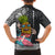 Hawaii Pineapple Surfing Kakau Tribal Personalised Family Matching Puletasi Dress and Hawaiian Shirt LT03 - Polynesian Pride