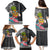 Hawaii Pineapple Surfing Kakau Tribal Personalised Family Matching Puletasi Dress and Hawaiian Shirt LT03 - Polynesian Pride