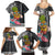 Hawaii Pineapple Surfing Kakau Tribal Personalised Family Matching Summer Maxi Dress and Hawaiian Shirt LT03 - Polynesian Pride