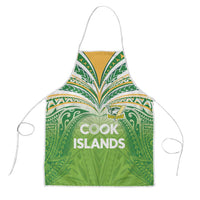 Cook Islands Rugby League Apron Tatau Tribal Motifs-Light Green Color - Polynesian Pride