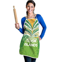 Cook Islands Rugby League Apron Tatau Tribal Motifs-Light Green Color - Polynesian Pride