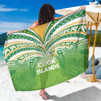 Cook Islands Rugby League Sarong Tatau Tribal Motifs-Light Green Color - Polynesian Pride