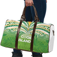 Cook Islands Rugby League Travel Bag Tatau Tribal Motifs-Light Green Color - Polynesian Pride