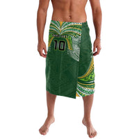Custom Cook Islands Rugby League Lavalava Tatau Tribal Motifs-Dark Green Color - Polynesian Pride