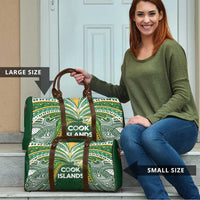 Cook Islands Rugby League Travel Bag Tatau Tribal Motifs-Dark Green Color - Polynesian Pride