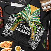 Cook Islands Rugby League Apron Tatau Tribal Motifs-Black Color - Polynesian Pride