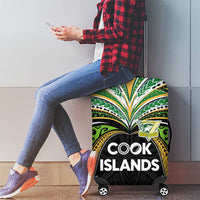Cook Islands Rugby League Luggage Cover Tatau Tribal Motifs-Black Color - Polynesian Pride