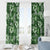 Hawaiian Quilt Pattern Window Curtain Hibiscus and Tribal Element Vintage Green Vibe LT03 - Polynesian Pride