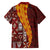 Tonga Feletoa Kupesi Fakatonga Family Matching Off Shoulder Long Sleeve Dress and Hawaiian Shirt LT03 - Polynesian Pride