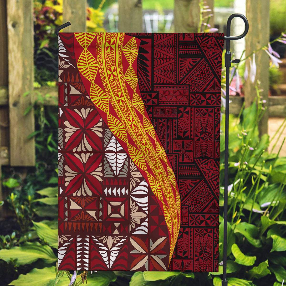 Tonga Feletoa Kupesi Fakatonga Garden Flag LT03 Garden Flag Red - Polynesian Pride