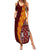 Tonga Feletoa Kupesi Fakatonga Summer Maxi Dress LT03 Women Red - Polynesian Pride