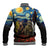 New Zealand and Australia ANZAC Day Baseball Jacket Kiwi Bird and Kangaroo Soldier Starry Night Style LT03 - Polynesian Pride