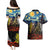 New Zealand and Australia ANZAC Day Couples Matching Puletasi and Hawaiian Shirt Kiwi Bird and Kangaroo Soldier Starry Night Style LT03 - Polynesian Pride