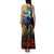 New Zealand and Australia ANZAC Day Family Matching Tank Maxi Dress and Hawaiian Shirt Kiwi Bird and Kangaroo Soldier Starry Night Style LT03 - Polynesian Pride