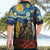 New Zealand and Australia ANZAC Day Hawaiian Shirt Kiwi Bird and Kangaroo Soldier Starry Night Style LT03 - Polynesian Pride