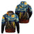 New Zealand and Australia ANZAC Day Hoodie Kiwi Bird and Kangaroo Soldier Starry Night Style LT03 - Polynesian Pride